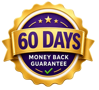 60 day money back guarantee badge