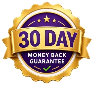 30 day money back guarantee badge