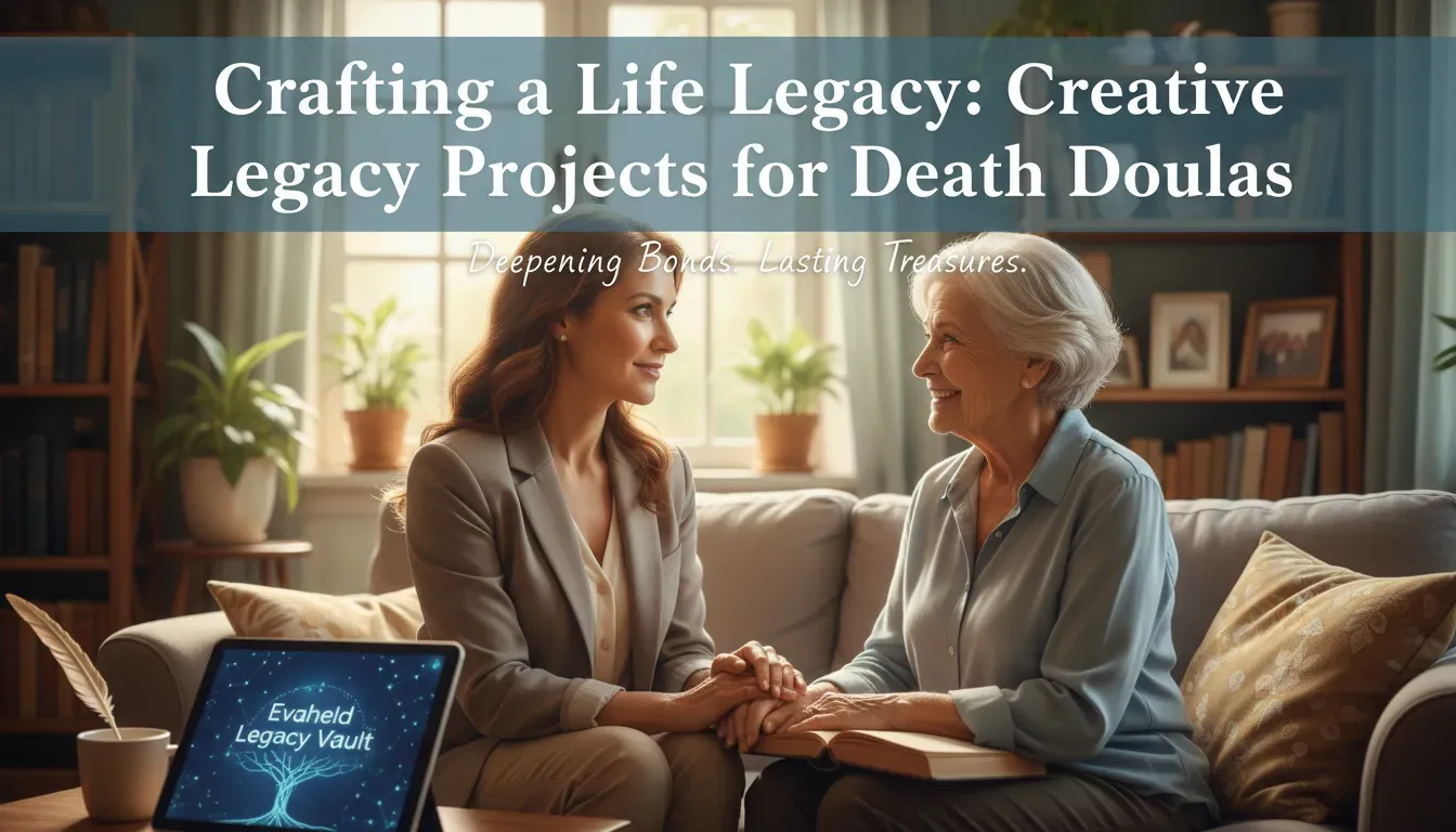 An image showing all the different section of the Evaheld legacy vault and Charli, AI Legacy Companion — Evaheld advance-directive-vs-living-will image 4