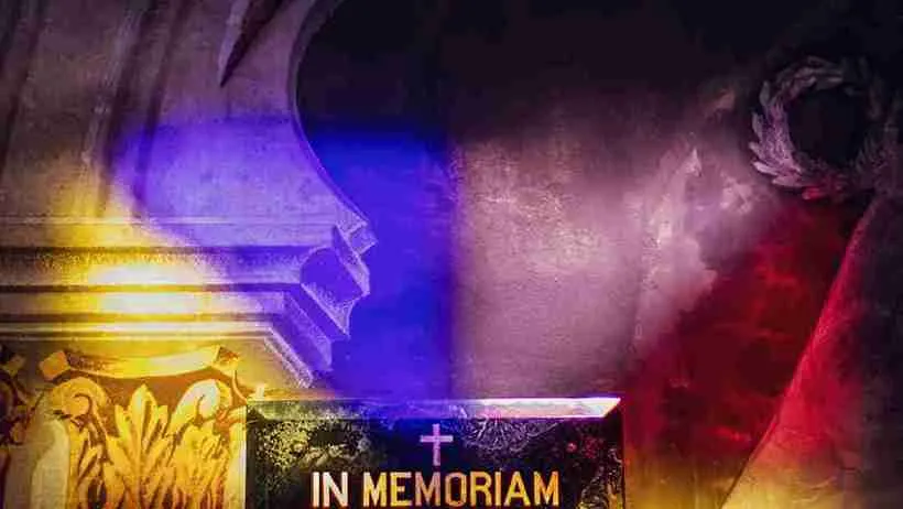 Memorial in lights
