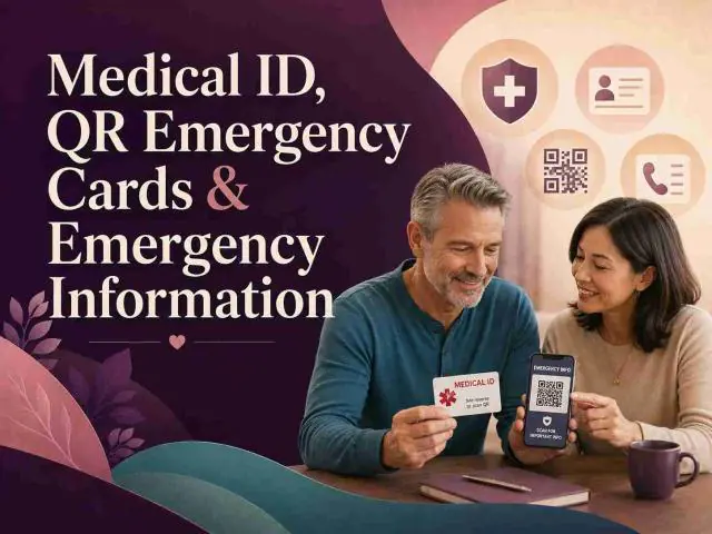 Medical ID, QR Emergency Cards & Emergency Information
